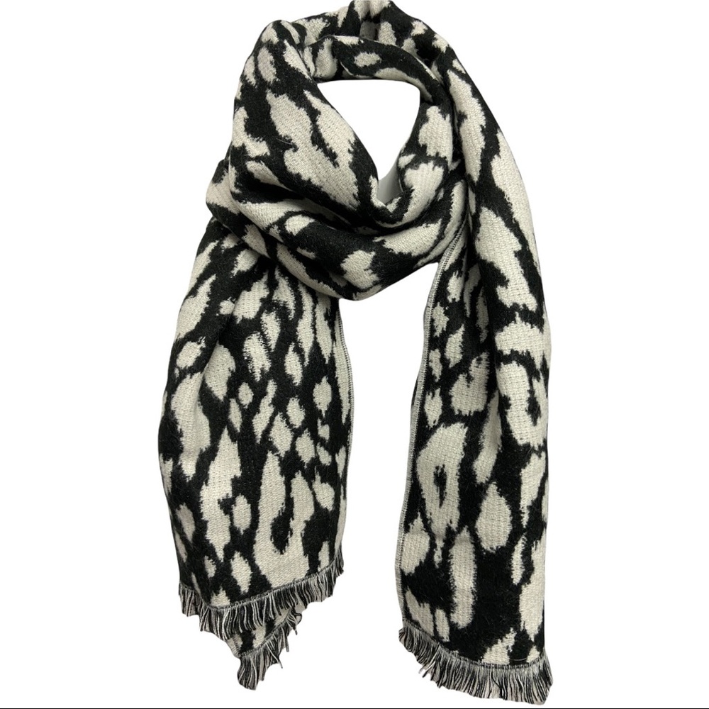 Banana Republic scarfed color: zebra